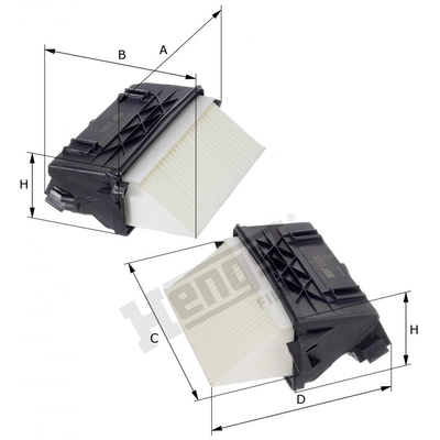 HENGST FILTER - E1328L2 - Air Filter Insert pa2