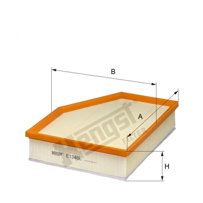 HENGST FILTER - E1346L - Filtre � air Insert pa2