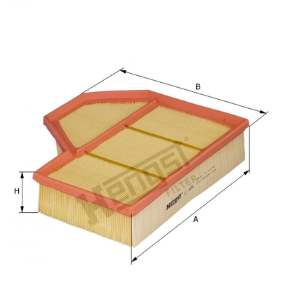 HENGST FILTER - E140L - Air Filter Insert pa2