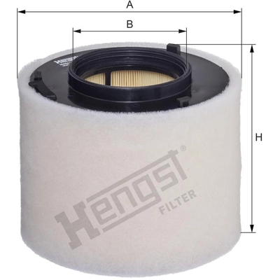 HENGST FILTER - E1452L - Air Filter Insert pa2