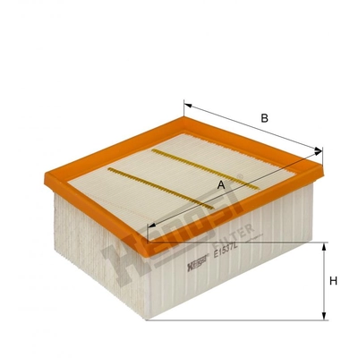 HENGST FILTER - E1537L - Air Filter Insert pa2