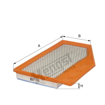 HENGST FILTER - E1538L - Air Filter Insert pa2