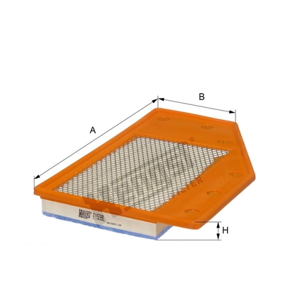 HENGST FILTER - E1539L - Air Filter Insert pa2