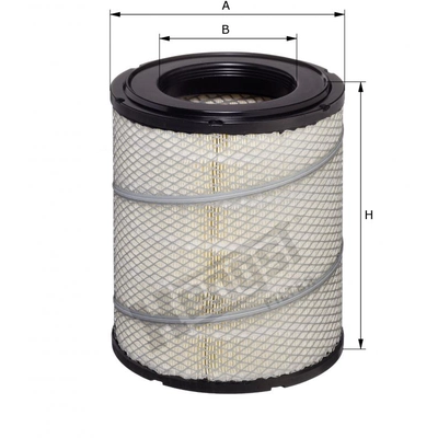 HENGST FILTER - E1565L - Air Filter Insert pa2