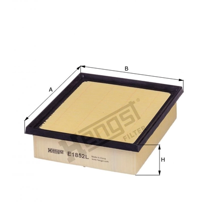 HENGST FILTER - E1852L - Air Filter Insert pa2
