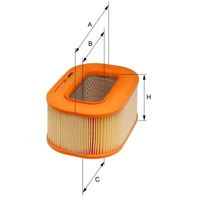 HENGST FILTER - E197L - Air Filter Insert pa2
