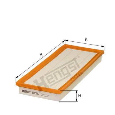 HENGST FILTER - E21L - Air Filter Insert pa1