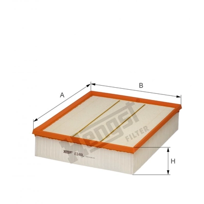 HENGST FILTER - E240L - Air Filter Insert pa2