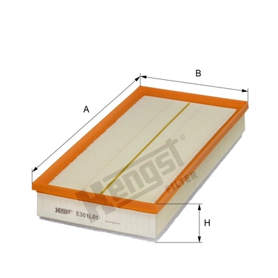 HENGST FILTER - E301L01 - Air Filter Insert pa2