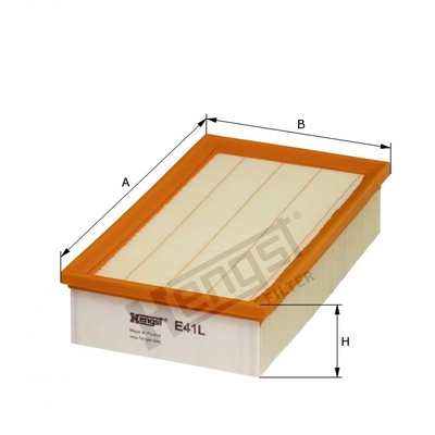 HENGST FILTER - E41L - Air Filter Insert pa2
