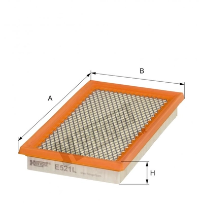 HENGST FILTER - E521L - Air Filters pa1
