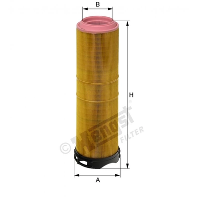 HENGST FILTER - E544L - Air Filter Insert pa2