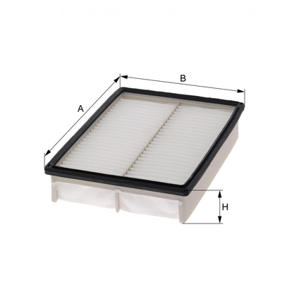 HENGST FILTER - E658L - Air Filter Insert pa2