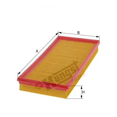 HENGST FILTER - E690L - Air Filter Insert pa2