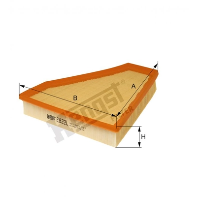 HENGST FILTER - E822L - Air Filter Insert pa2