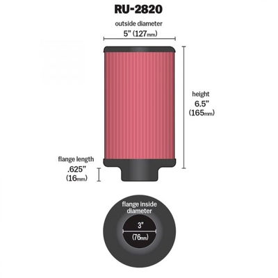 K & N ENGINEERING - RU2820 - Air Filter pa2