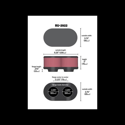 Air Filter by K & N ENGINEERING - RU-2922 pa2