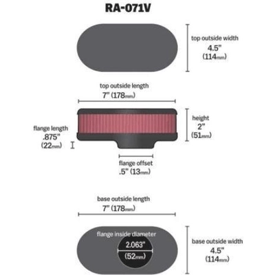 Air Filter by K & N ENGINEERING - RA071V pa11
