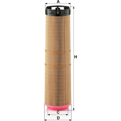 Air Filter by MANN-FILTER - C12-178 pa5