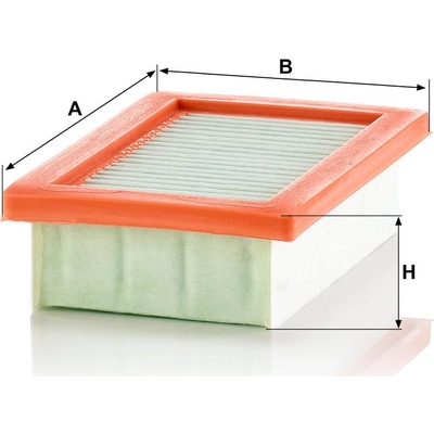 Air Filter by MANN-FILTER - C22-033/1 pa2