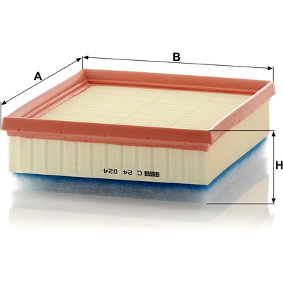MANN-FILTER - C24-024 - Filtre à air pa3