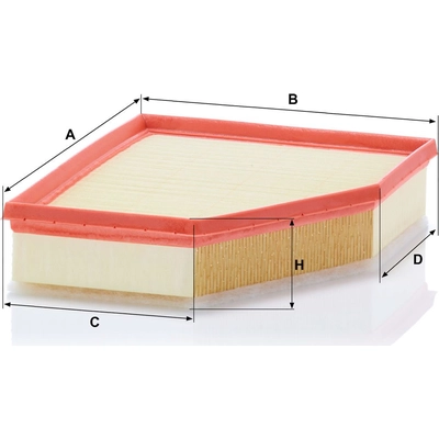 Air Filter by MANN-FILTER - C28-038 pa2