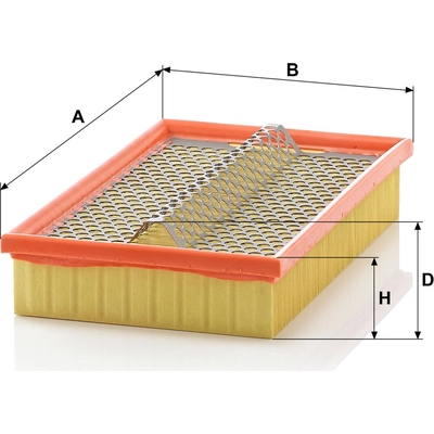Air Filter by MANN-FILTER - C29-126/2 pa3