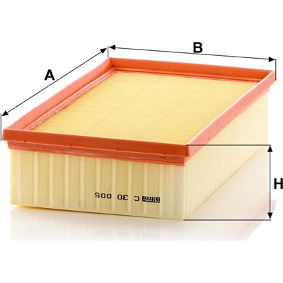 MANN-FILTER - C30-005 - Air Filter pa7