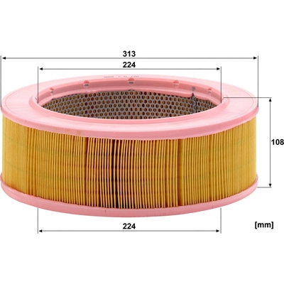 Air Filter by MANN-FILTER - C31-190 pa6