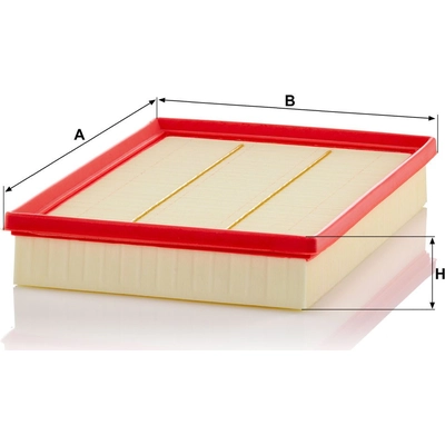 Air Filter by MANN-FILTER - C33-050 pa3