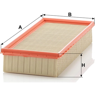 Air Filter by MANN-FILTER - C33-130 pa4