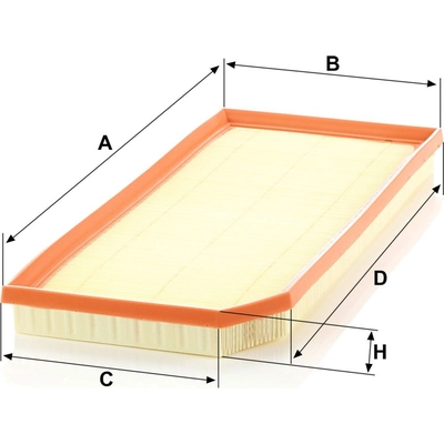 Air Filter by MANN-FILTER - C41-002 pa5