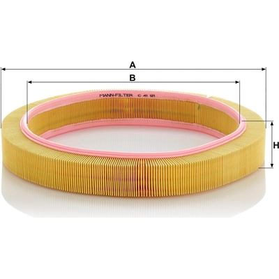 Air Filter by MANN-FILTER - C41-121 pa5