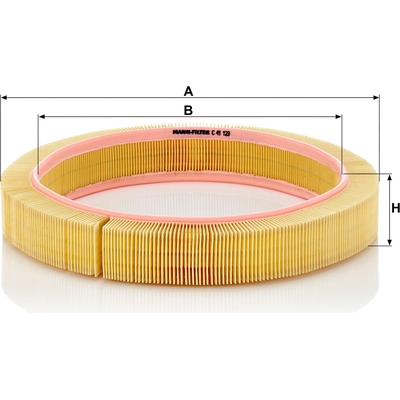 Air Filter by MANN-FILTER - C41-123 pa5
