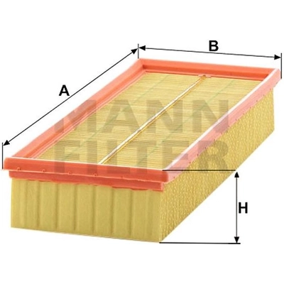 Air Filter by MANN-FILTER - C34-109 pa3