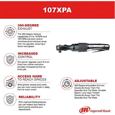 Cliquet pneumatique by INGERSOLL RAND - 107XPA pa6