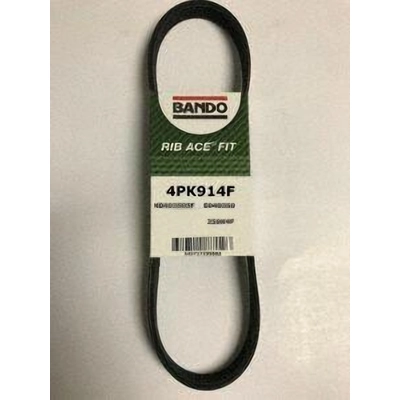 Alternator And Power Steering Belt by BANDO USA - 4PK914F pa3