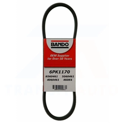 Courroie d'alternateur et de pompe à eau par BANDO - BAN-6PK1170 pa1