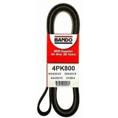 Alternator And Water Pump Belt by BANDO USA - 4PK800 pa8