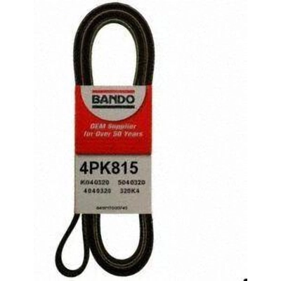 Courroie d'alternateur et de pompe à eau par BANDO USA - 4PK815 pa6