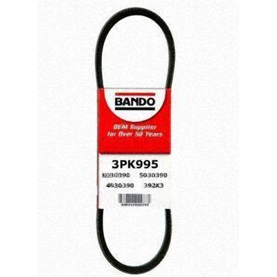 Alternator Belt by BANDO USA - 3PK995 pa4