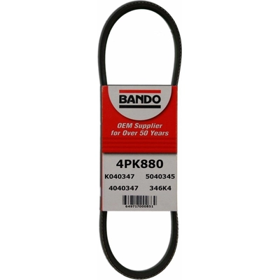 Alternator Belt by BANDO USA - 4PK880 pa1