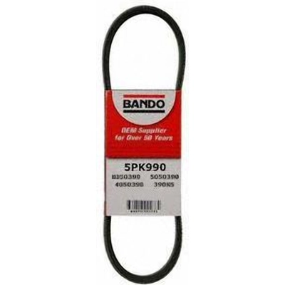 Courroie d'alternateur by BANDO USA - 5PK990 pa2