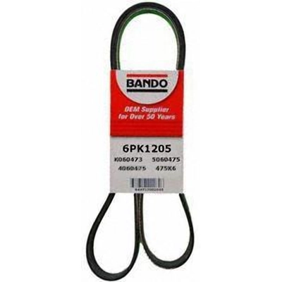 Alternator Belt by BANDO USA - 6PK1205 pa7