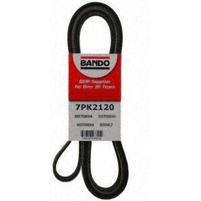 Alternator Belt by BANDO USA - 7PK2120 pa3