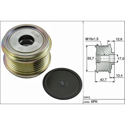 Alternator Decoupler Pulley by INA - EA0276 pa1