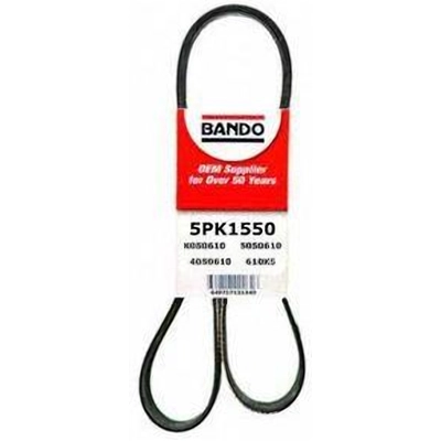 Courroie de Alternateur, servodirection et de pompe à eau by BANDO USA - 5PK1550 pa3