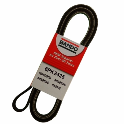 Alternator, Power Steering And Water Pump Belt by BANDO USA - 6PK2425 pa1