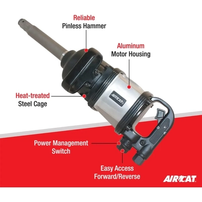 Aluminum Impact Wrench by AIRCAT PNEUMATIC TOOLS - 1994 pa3