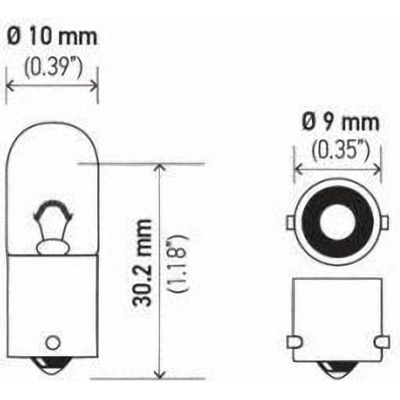 Lumi�re de cendrier (Pack of 10) by HELLA - 1893 pa12